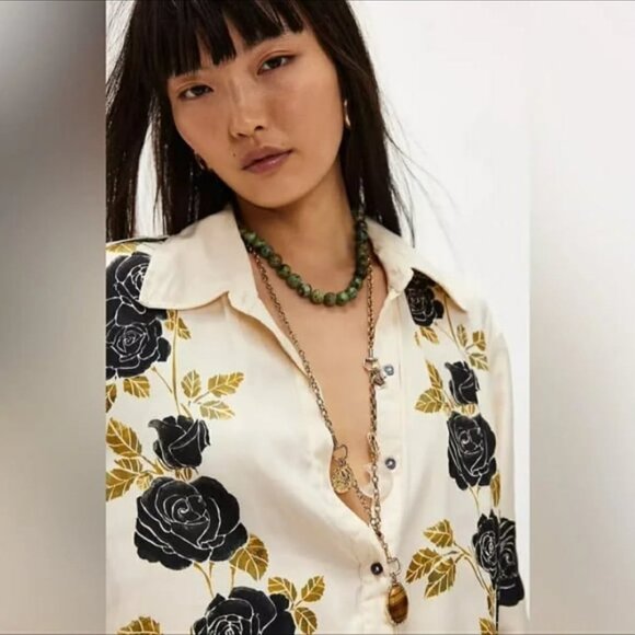 Free People Off the Vines Shirt - Picture 2 of 6